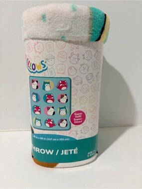 Squishmallows Super Soft Throw Blanket 46x60